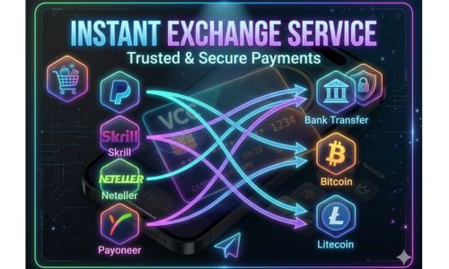 PayPal to bKash, Bitcoin, Payoneer & Bank Exchange Service
