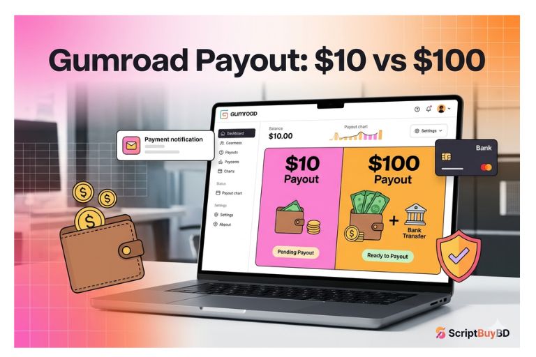 Gumroad Minimum Payout Increased from $10 to $100 Update