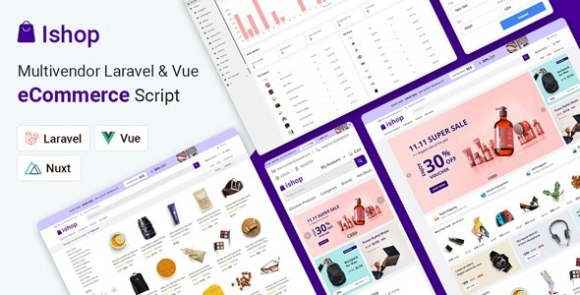 Ishop v5.0.2 Laravel Ecommerce CMS Script