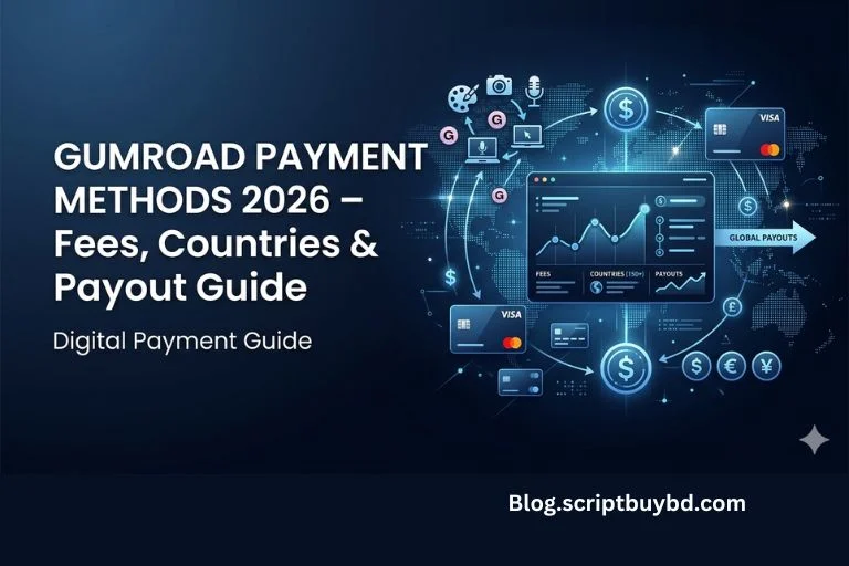 Gumroad Payment Methods 2026 – Fees Countries & Payout Guide