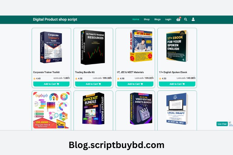 Digital Sell Marketplace PHP Script