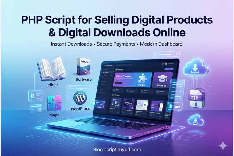 Digital Downloads Marketplace PHP Scripts Multivendor