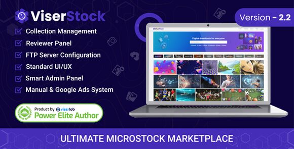 ViserStock v2.2 – Ultimate Microstock Marketplace Script