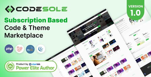 CodeSole v1.0 – Subscription Based Code and Theme Script