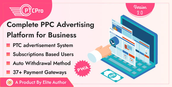 PTC Pro v2.0 – Complete Pay Per Click (PPC) Advertising Platform Script
