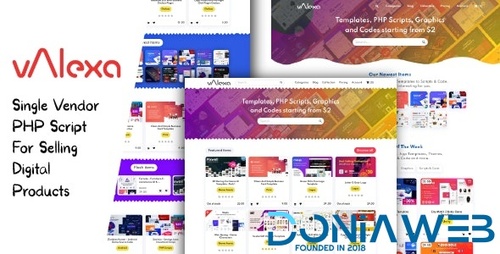 Valexa PHP Script for Selling Digital Products and Digital Downloads