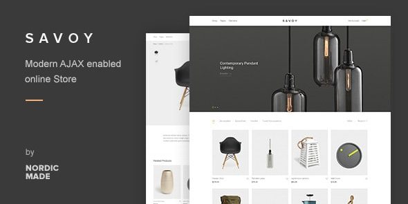 Savoy 3.2.3 – Minimalist AJAX WooCommerce WordPress Theme
