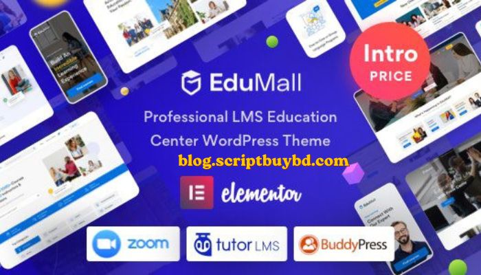 EduMall 4.8.3 – Professional LMS Education Center WordPress Theme