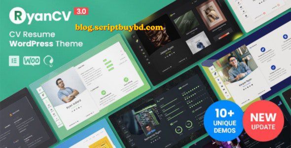 RyanCV 4.1.1 – Personal Portfolio Resume Theme